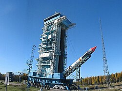 Kosmos-3M on the pad