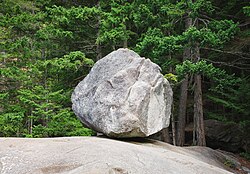 Boulder in British Columbia, Canada