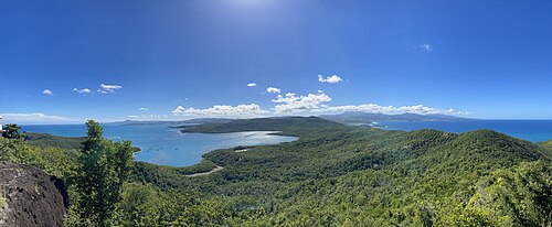 Caravelle Peninsula and Martinique's Atlantic coast, as seen from the Phare de la Caravelle