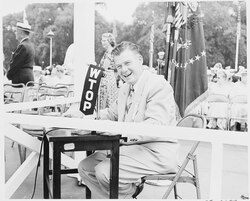 Godfrey at the 1948 ceremony marking the 100th anniversary of the Washington Monument