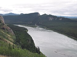Yukon River, Canada. Several of the world's longest rivers go through the taiga, including Ob, Yenisei, Lena, and Mackenzie.
