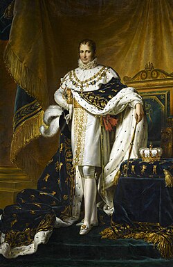 Portrait of Joseph Bonaparte by François Gérard, 1808, depicting Napoleon's elder brother as King of Spain