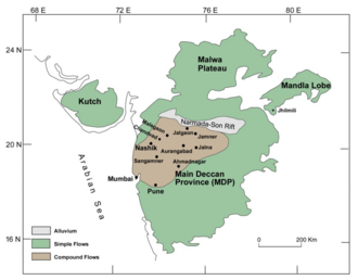 Map of the Deccan Traps[1]