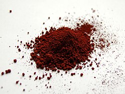Sample of iron(III) oxide