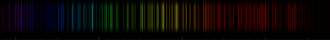 Color lines in a spectral range