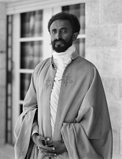 Haile Selassie pictured in 1923, before the emergence of Rastafarian worship