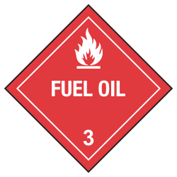HAZMAT class 3 fuel oil