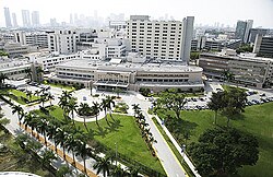 Jackson Memorial Hospital in Miami, the primary teaching hospital for the Miller School of Medicine at the University of Miami