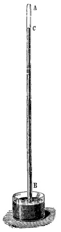Torricelli's mercury barometer produced one of the first sustained vacuums in a laboratory.