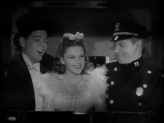 Garland as Nellie Kelly in Little Nellie Kelly (1940), which was her first adult role
