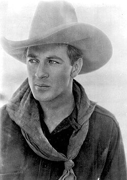 Cooper in The Winning of Barbara Worth, 1926