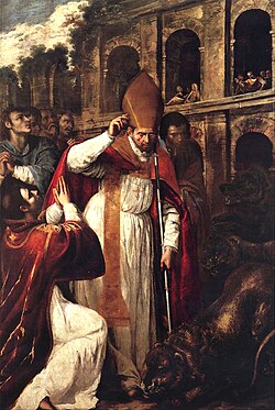 The Martyrdom of St Januarius, by Artemisia Gentileschi (1636)