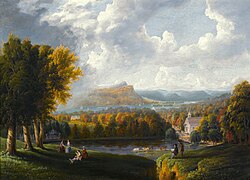 Robert Havell Jr., View of the Hudson River from Tarrytown, c. 1866