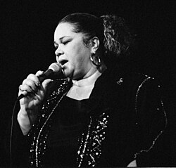 Etta James blended blues, R&B, and gospel influences.