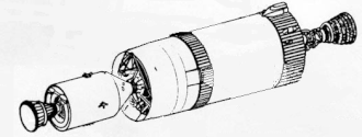 Manned Venus Flyby spacecraft consisting of an S-IVB stage as a "wet workshop" and an Apollo CSM