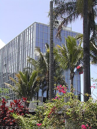 Palais de la Source, seat of the Departmental Council of Réunion