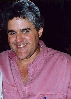 Leno in 1993, in the year after becoming host of The Tonight Show