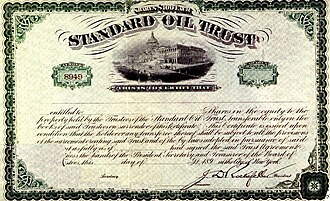 Standard Oil Trust stock certificate, 1896