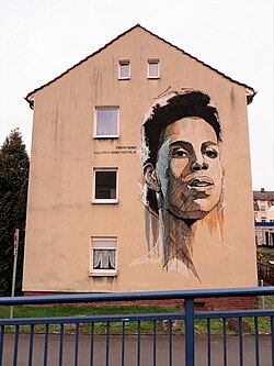 Prince street art in Hagen, Germany