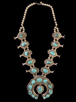 Squash Blossom Necklace by Annie Eagle