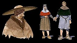 Giraud's costume design concept art for Pilgrim: Faith as a Weapon