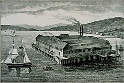 An Astoria salmon cannery
