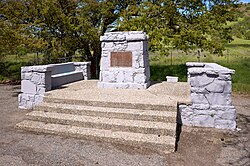 Fremont Memorial at the base of the Sutter Buttes in Northern California
