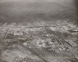 Aerial image of Alamogordo in 1951