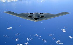 B-2 Spirit stealth strategic bomber.