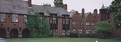 Hulme Hall, the oldest hall of residence at the university
