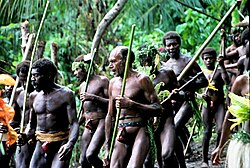 Men wearing traditional nambas