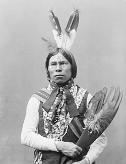 Babe Shkit, Kickapoo chief and delegate from Indian Territory, c. 1900