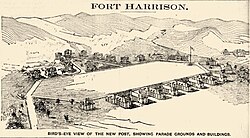 Fort Harrison (pictured in 1894) has been an economic stabilizer of Helena since it was first built.