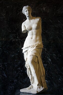 The Venus de Milo was added to the Louvre's collection during the reign of Louis XVIII.