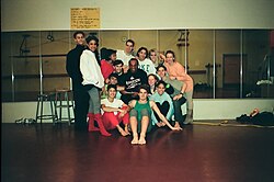 McKayle with the Jefferson Dancers, 1992