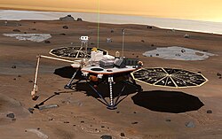 An artist's concept of the Phoenix spacecraft