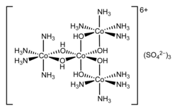 Structure of hexol