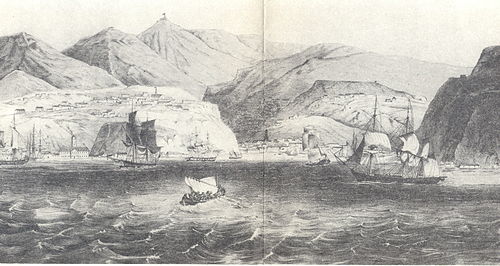 View of Valparaíso Bay (1830)