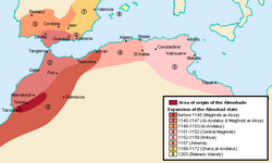 Expansion of the Almohad state in the 12th century