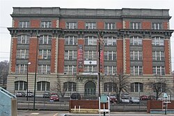 Front of the old building