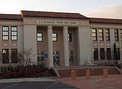 The historic McClatchy High School