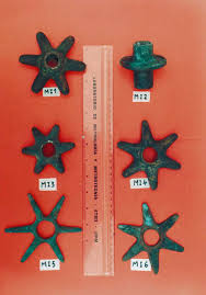 Copper heads for maces