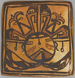 Tile, Hopi, late 19th-early 20th century, Brooklyn Museum