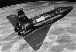 Agena and the Space Shuttle (1972 study)