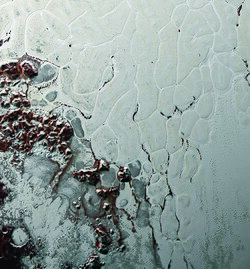 The plains of Pluto, as seen by New Horizons after its nearly 10-year voyage