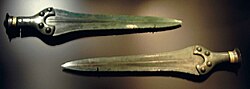 The swords found with the disc [19]