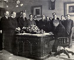 Signing of the Treaty of Paris