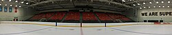 Inside Wessman Arena on the campus of the University of Wisconsin - Superior