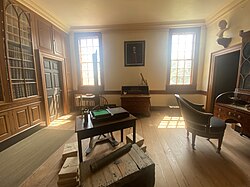 George Washington's study at Mount Vernon in July 2023