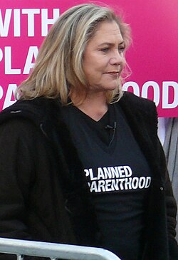 Turner at the Planned Parenthood Rally in New York City in 2011